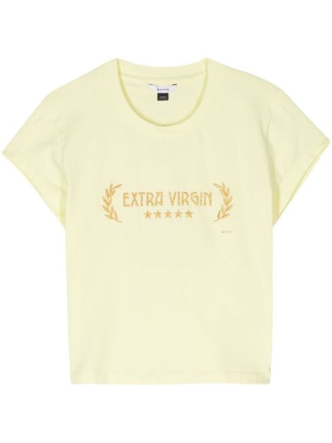 EYTYS Zion slogan-embroidered T-shirt