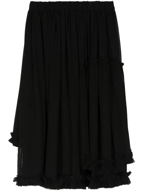 Noir Kei Ninomiya ruffled layered design skirt