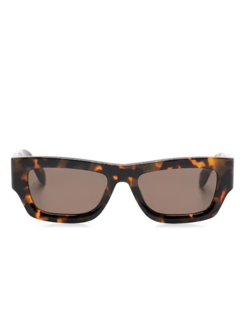 Palm Angels tortoiseshell rectangle-frame sunglasses