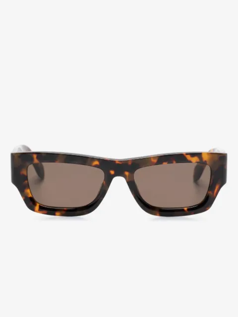 Palm Angels Eyewear tortoiseshell rectangle-frame sunglasses