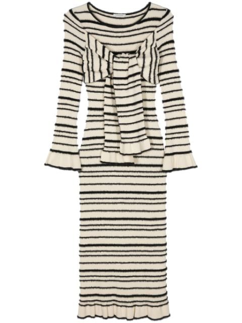 By Malene Birger Damira striped maxi dress