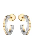Boucheron 18kt gold Quatre Radiant Edition diamond hoop earrings