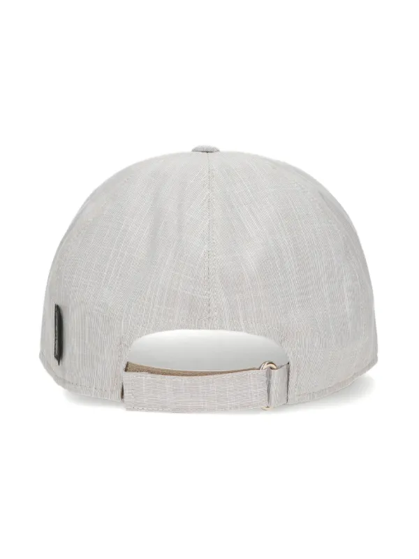 Borsalino Hiker Cotton Baseball Cap Neutrals