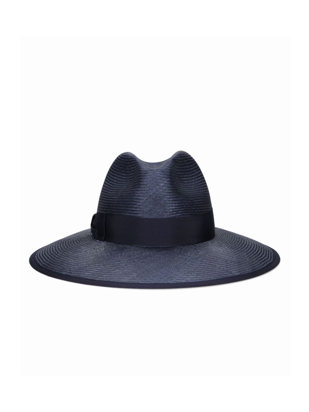 Shop Borsalino Sophie Parasisol Straw Hat In Blue