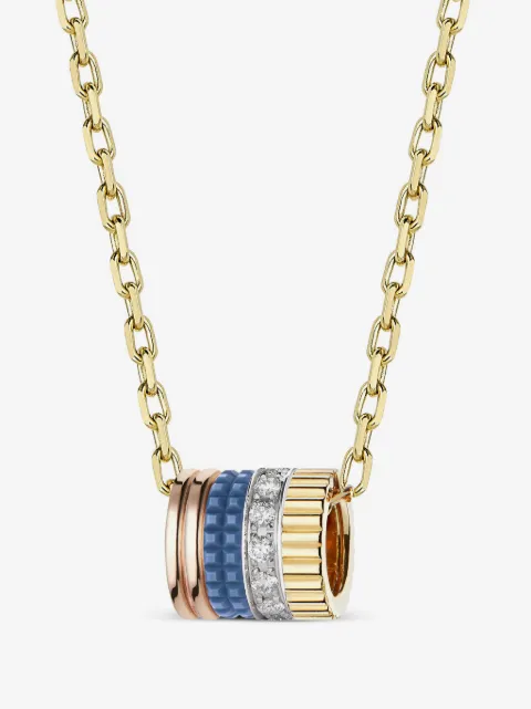 Boucheron 18kt recycled yellow gold Quatre Blue Edition necklace