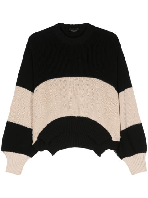 Roberto Collina striped knitted jumper 