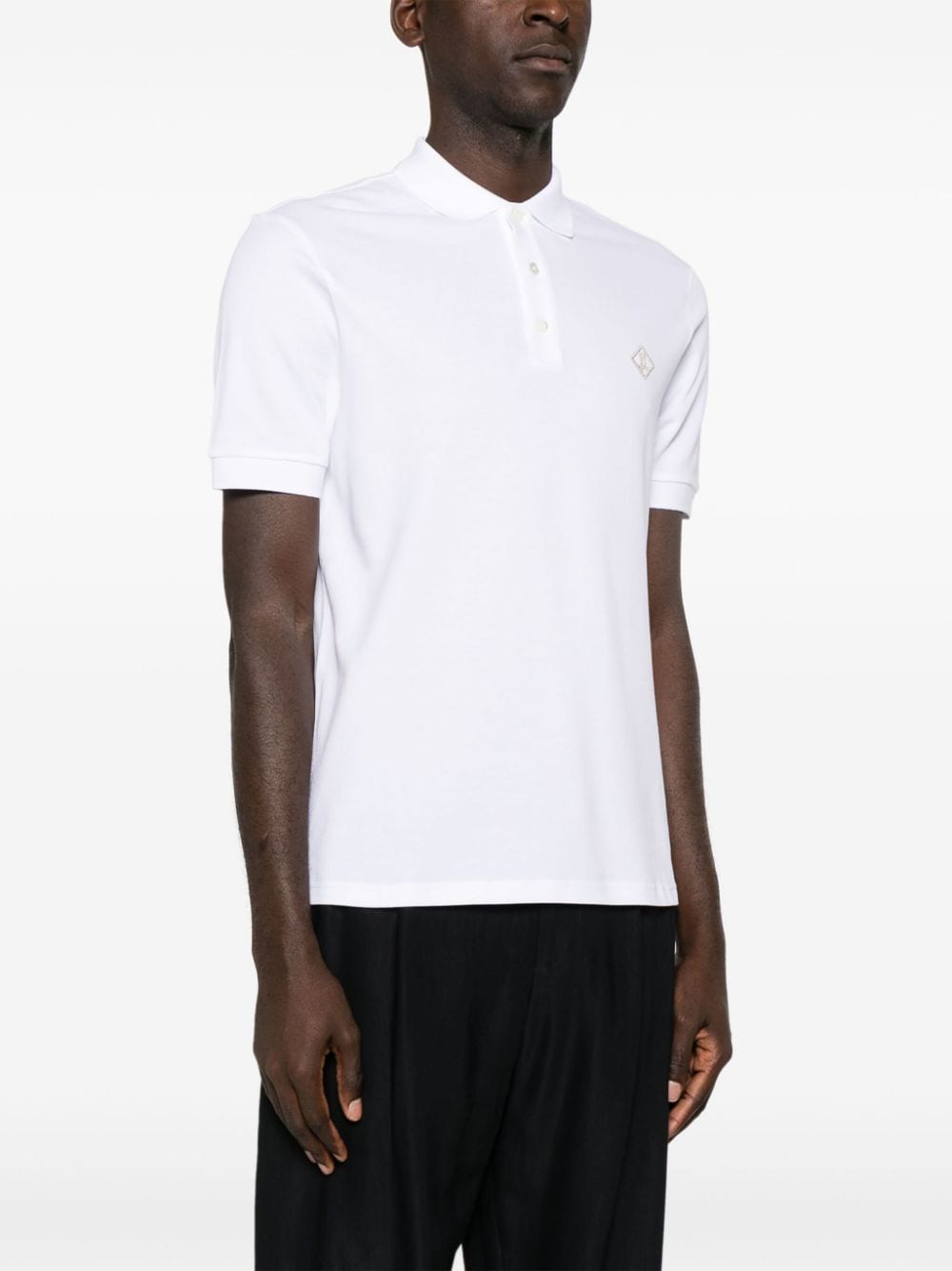 Herno Piqué poloshirt Wit