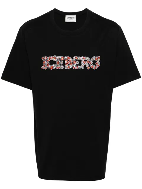 Iceberg t-shirt à logo brodé
