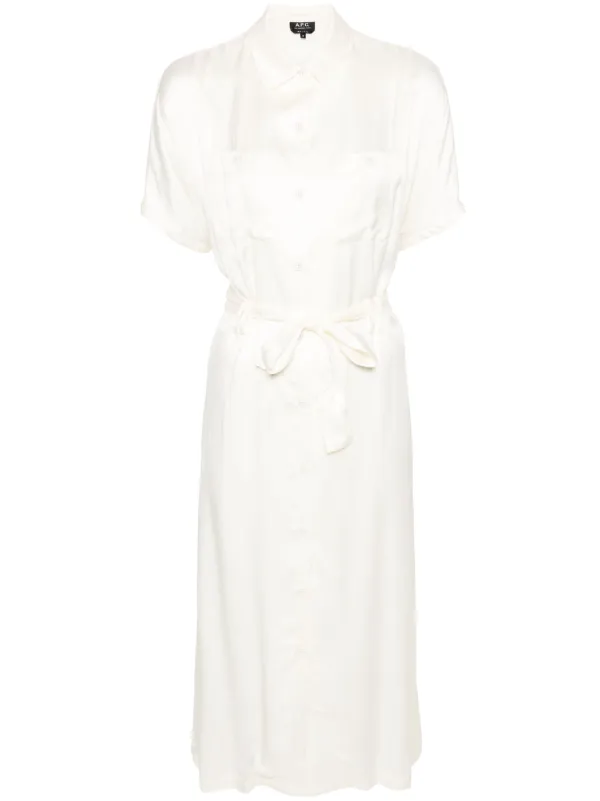 A.P.C｜DRESSES (New Drew Dress (VIAKQ F05959 IAK)) New Drew dress | Lightweight organic cotton gabardine