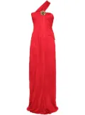 Blumarine one-shoulder maxi dress - Red