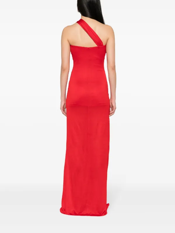 ワンピース BLUMARINE 2A559A Envers Satin Dress abito_lungo_in_enver_satin_con