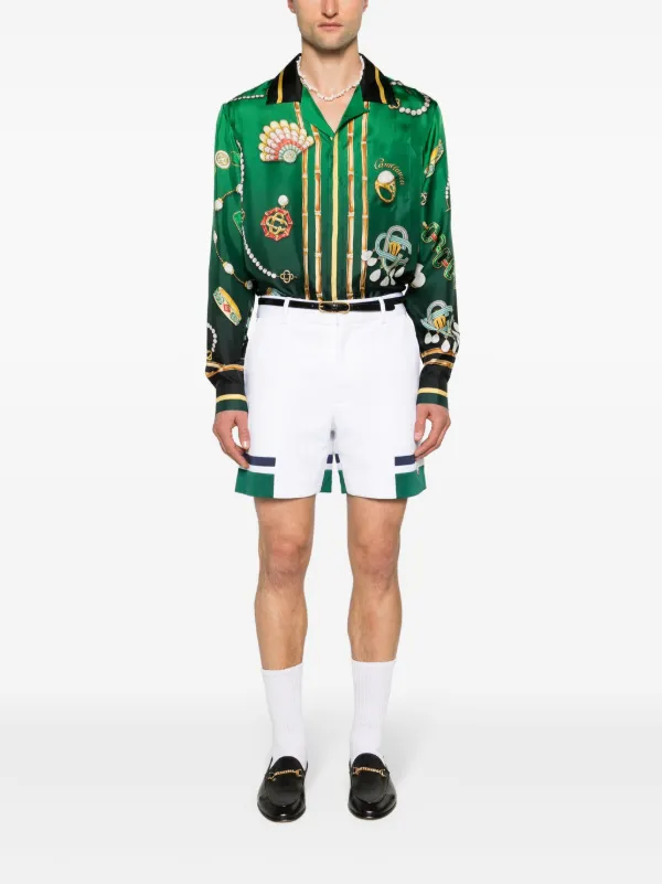 Casablanca Sports ショートパンツ | ホワイト | FARFETCH JP