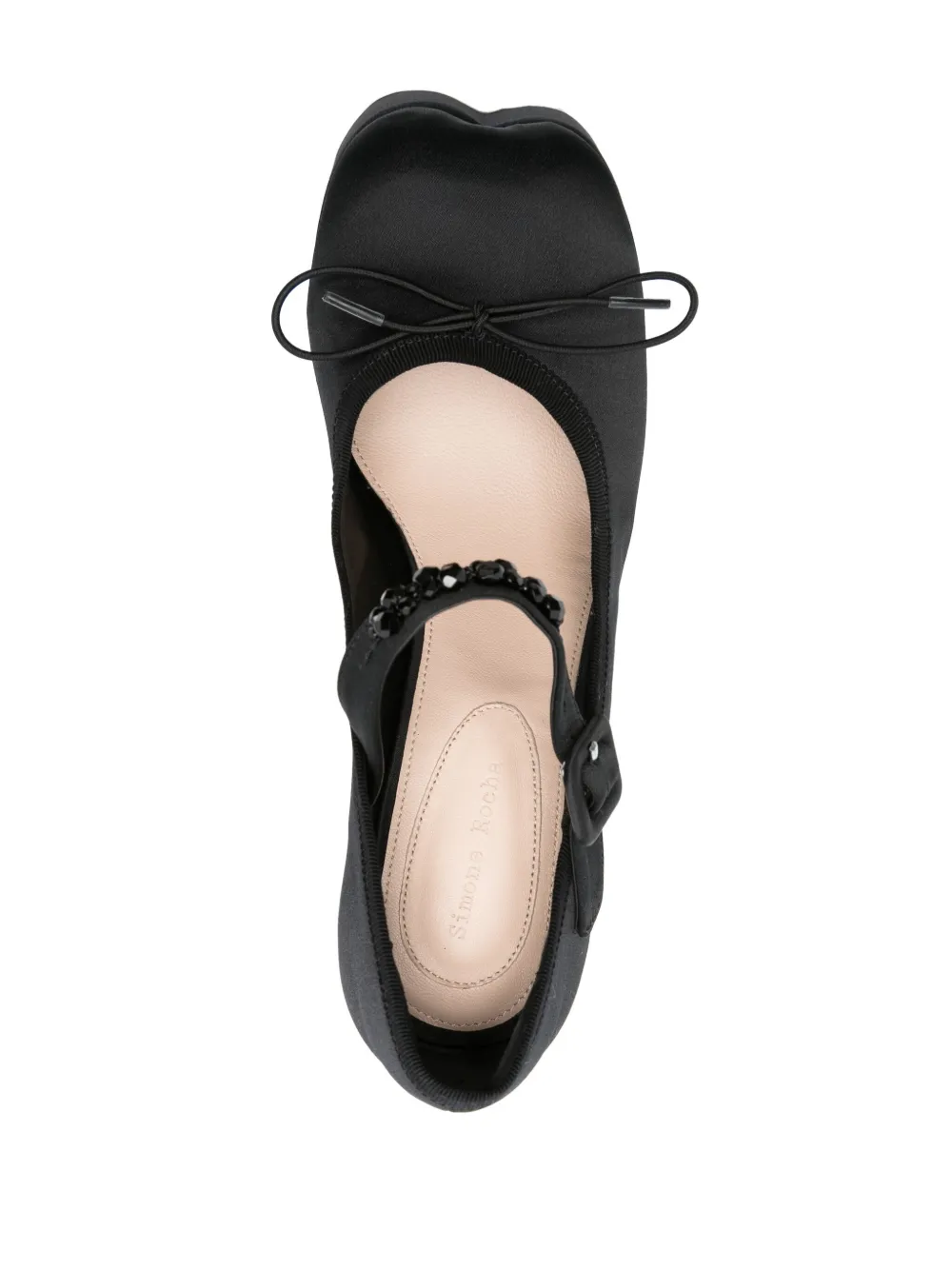 Shop Simone Rocha 125mm Heart-toe Pumps In Black