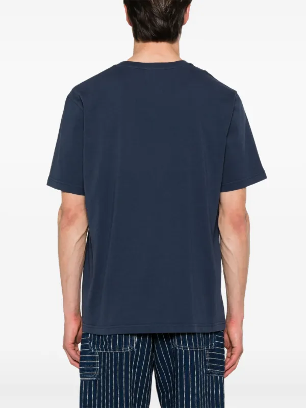 Maison Kitsuné フォックスモチーフ Tシャツ | ブルー | FARFETCH JP