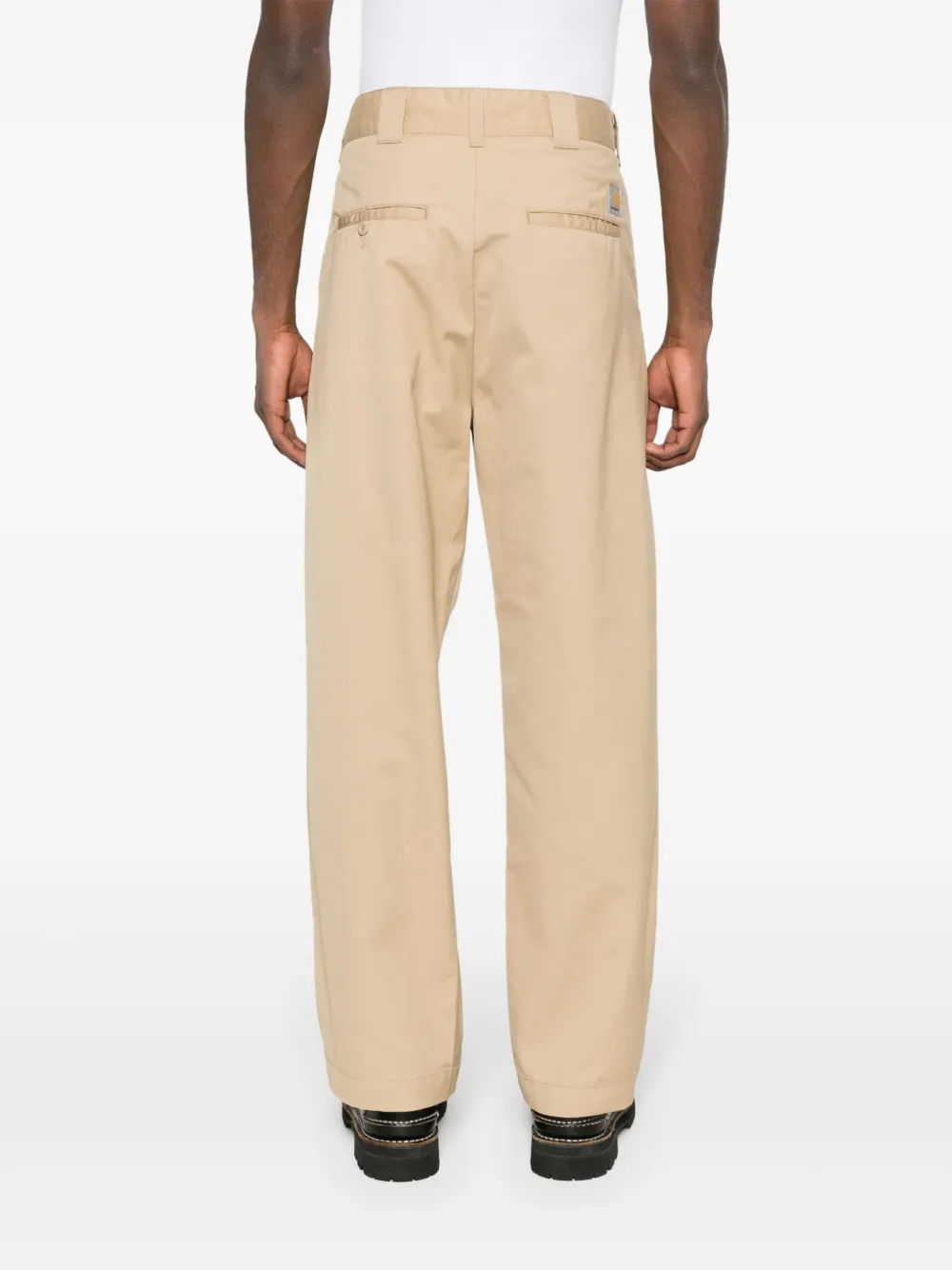 Carhartt WIP Broek met toelopende pijpen Beige