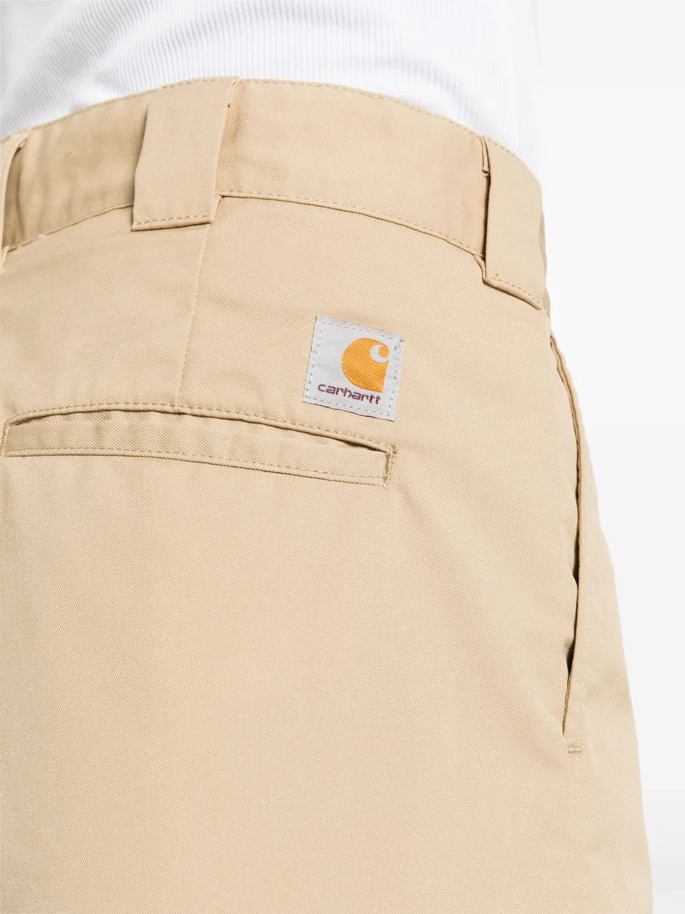 Carhartt WIP Broek met toelopende pijpen Beige