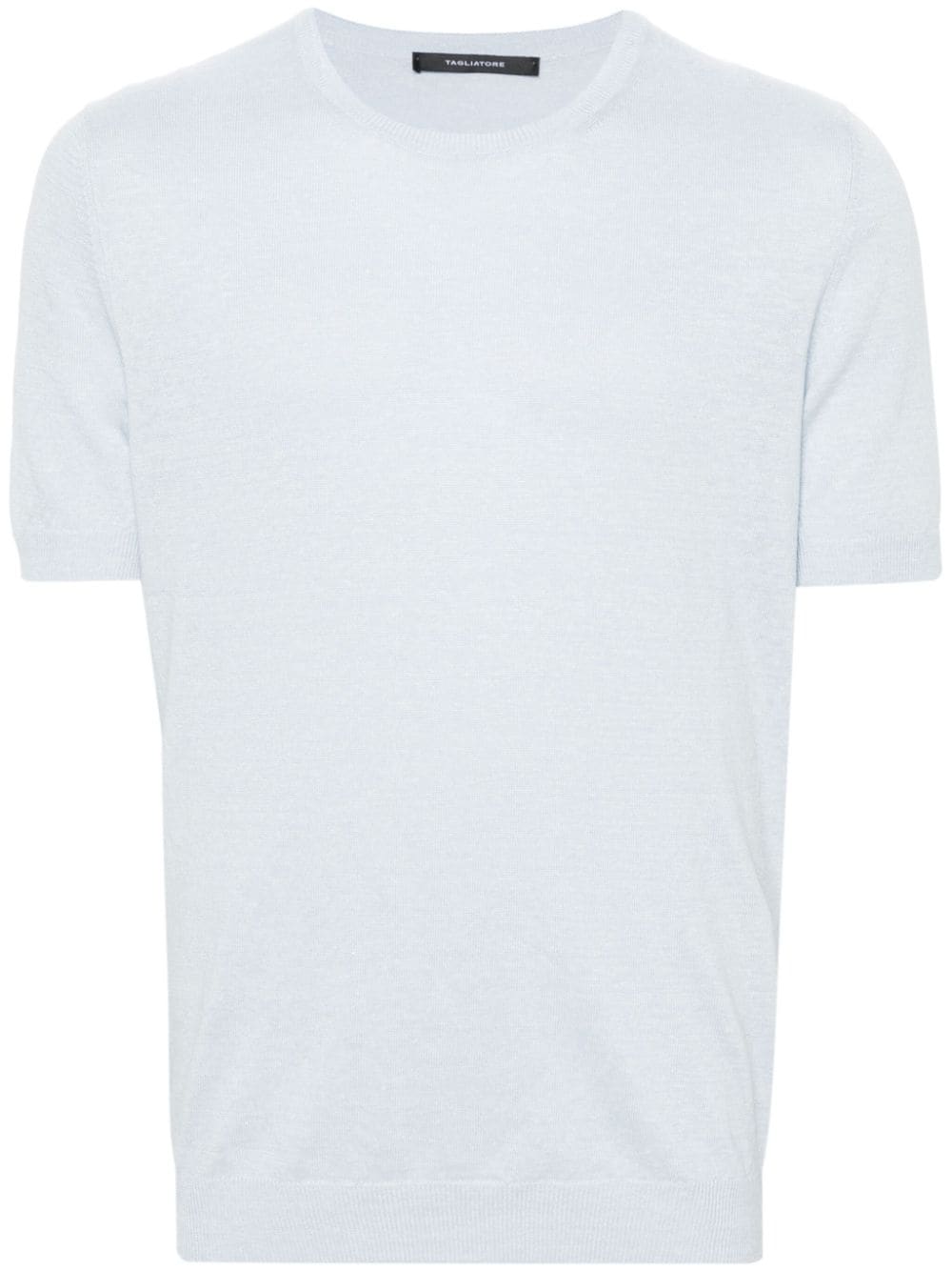 rear logo-print T-shirt Weiß