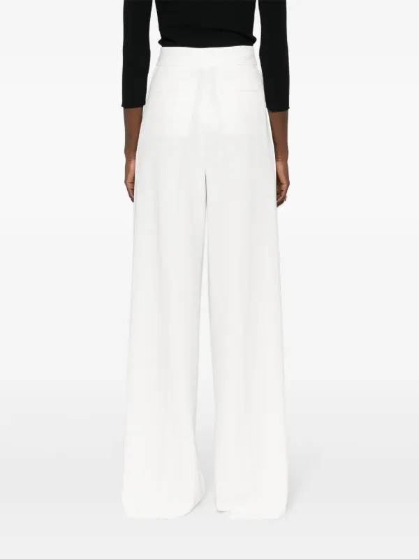Max Mara Ercole wide-leg Trousers | White | FARFETCH