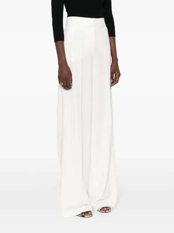 Max Mara Ercole wide-leg Trousers | White | FARFETCH