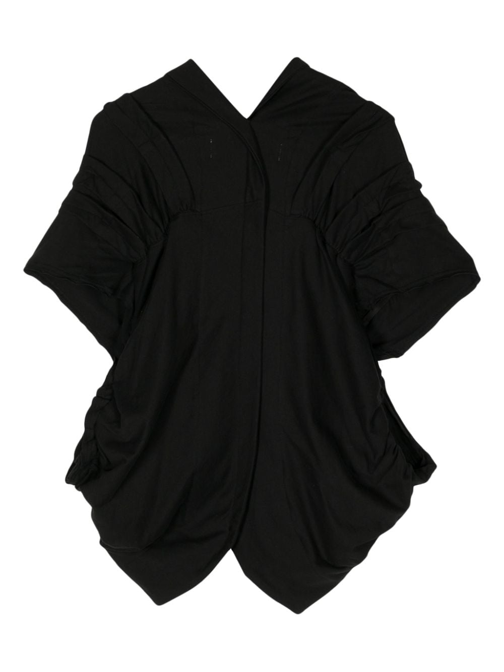 Shop Comme Des Garçons Tao Button-up Cotton Shirt In Black