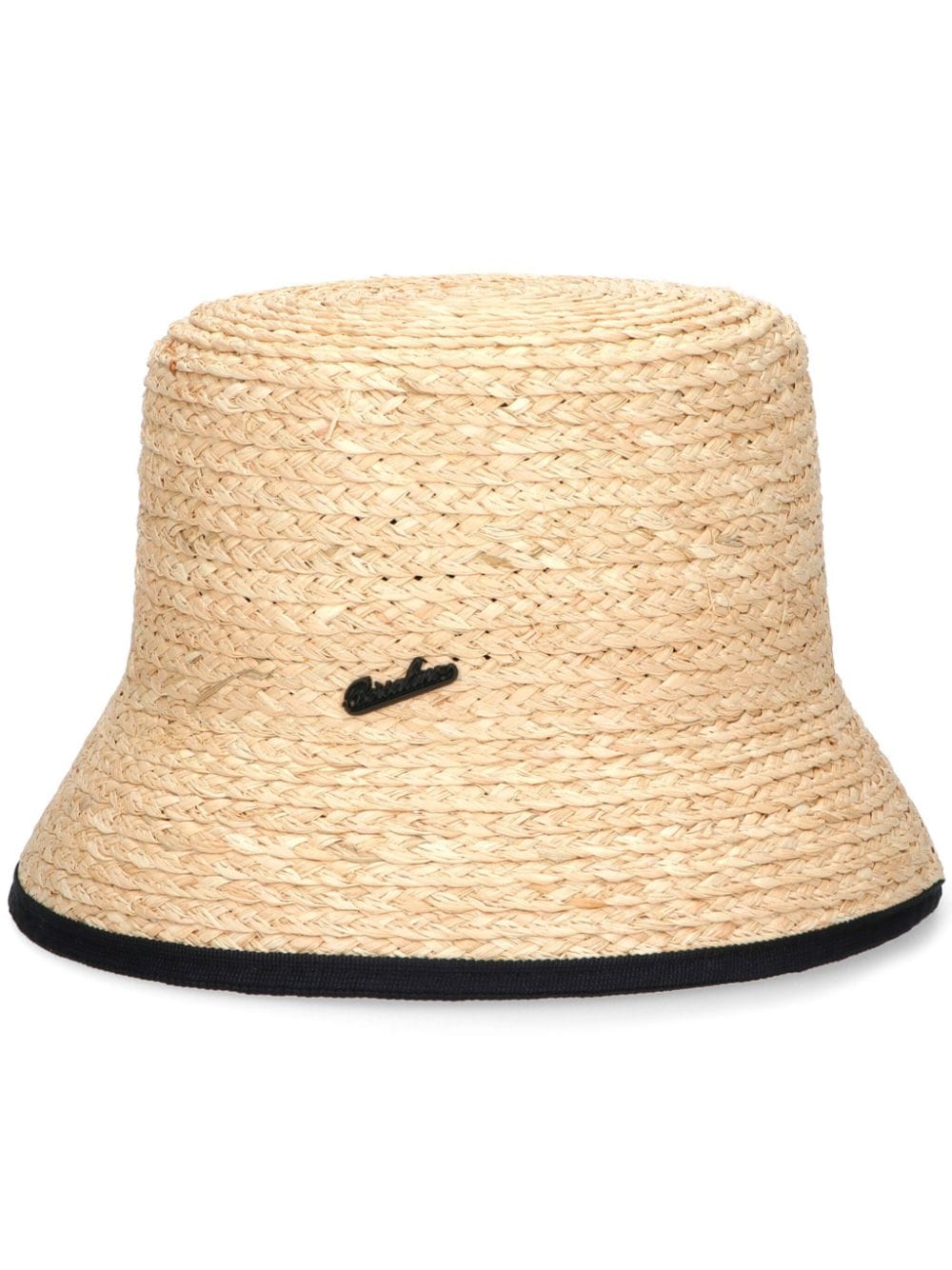 Borsalino Noa Raffia Bucket Hat In Neutrals