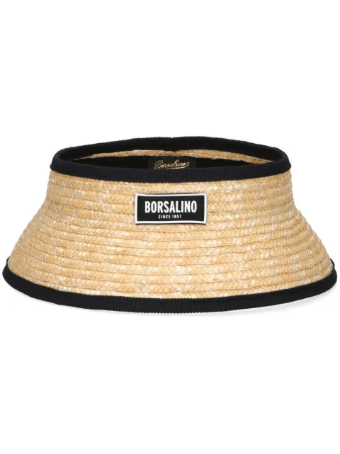 Borsalino Virgilio straw visor