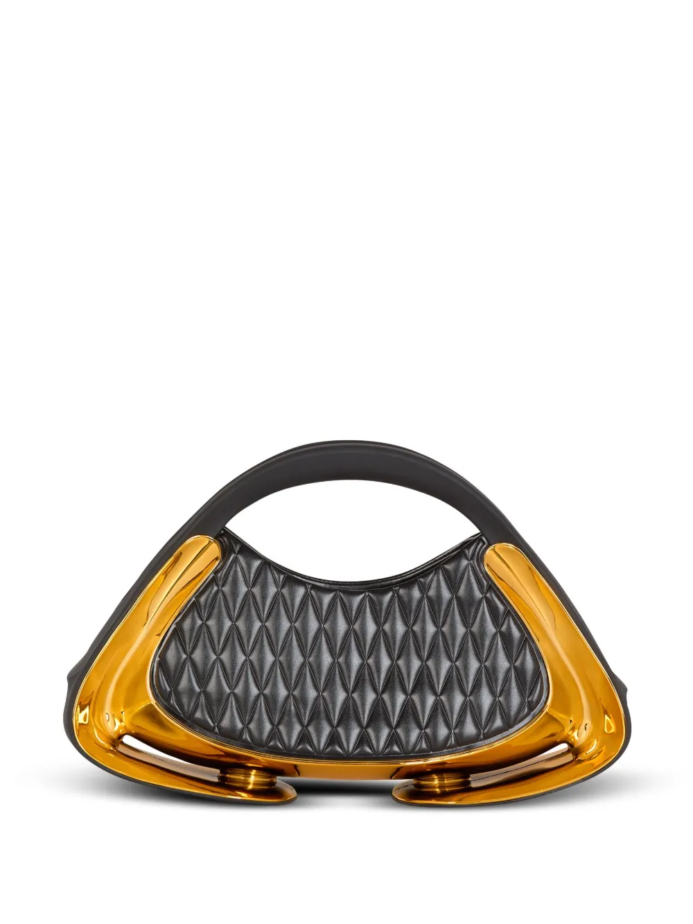 Shop Balmain Medium Jolie Madame Shoulder Bag In 黑色