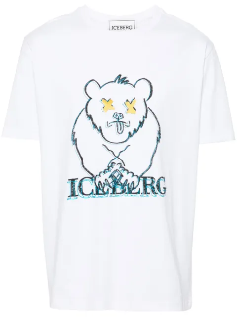 Iceberg playera con estampado gráfico