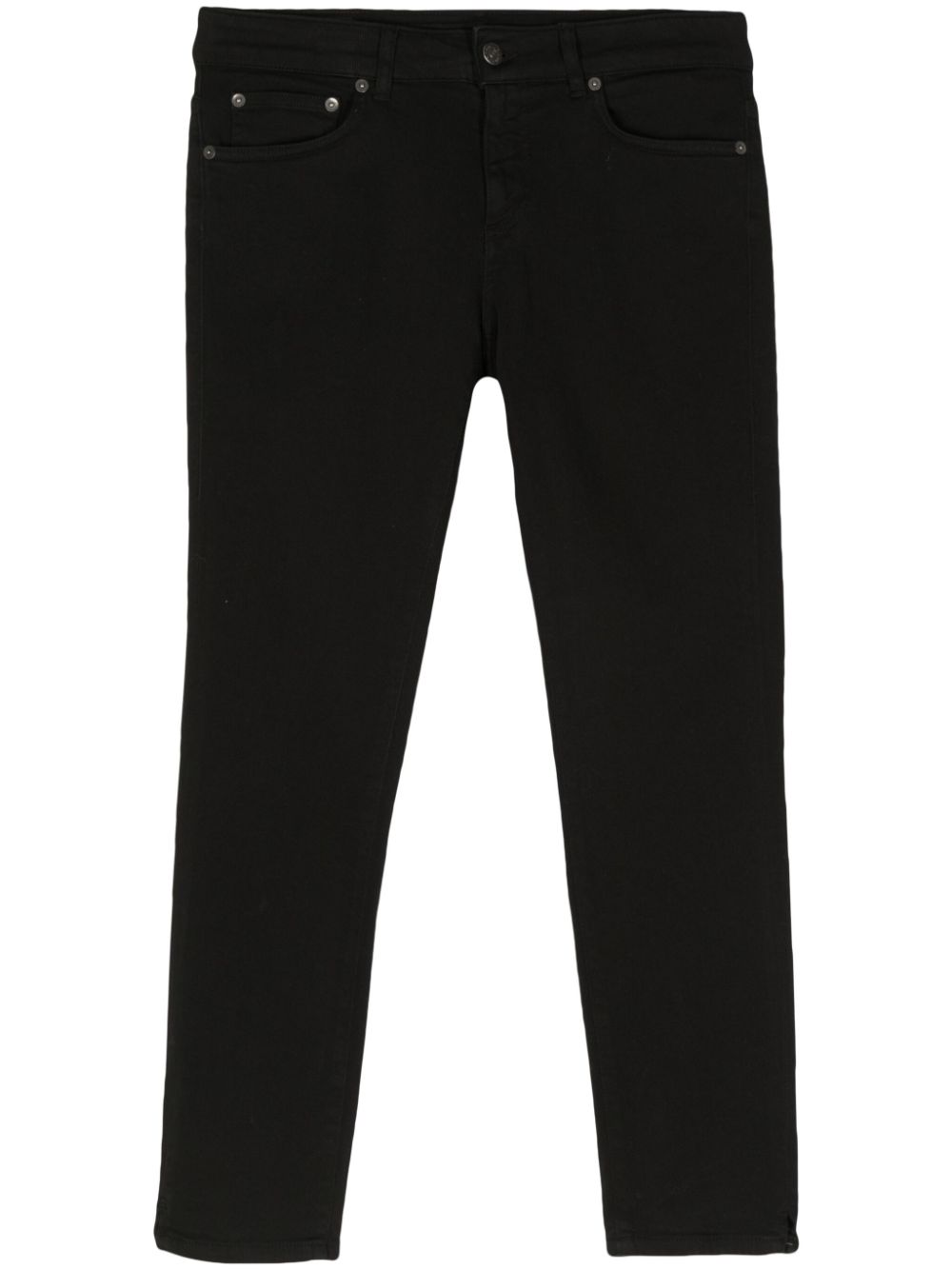 Dondup Monroe Low-rise Skinny Jeans In Black