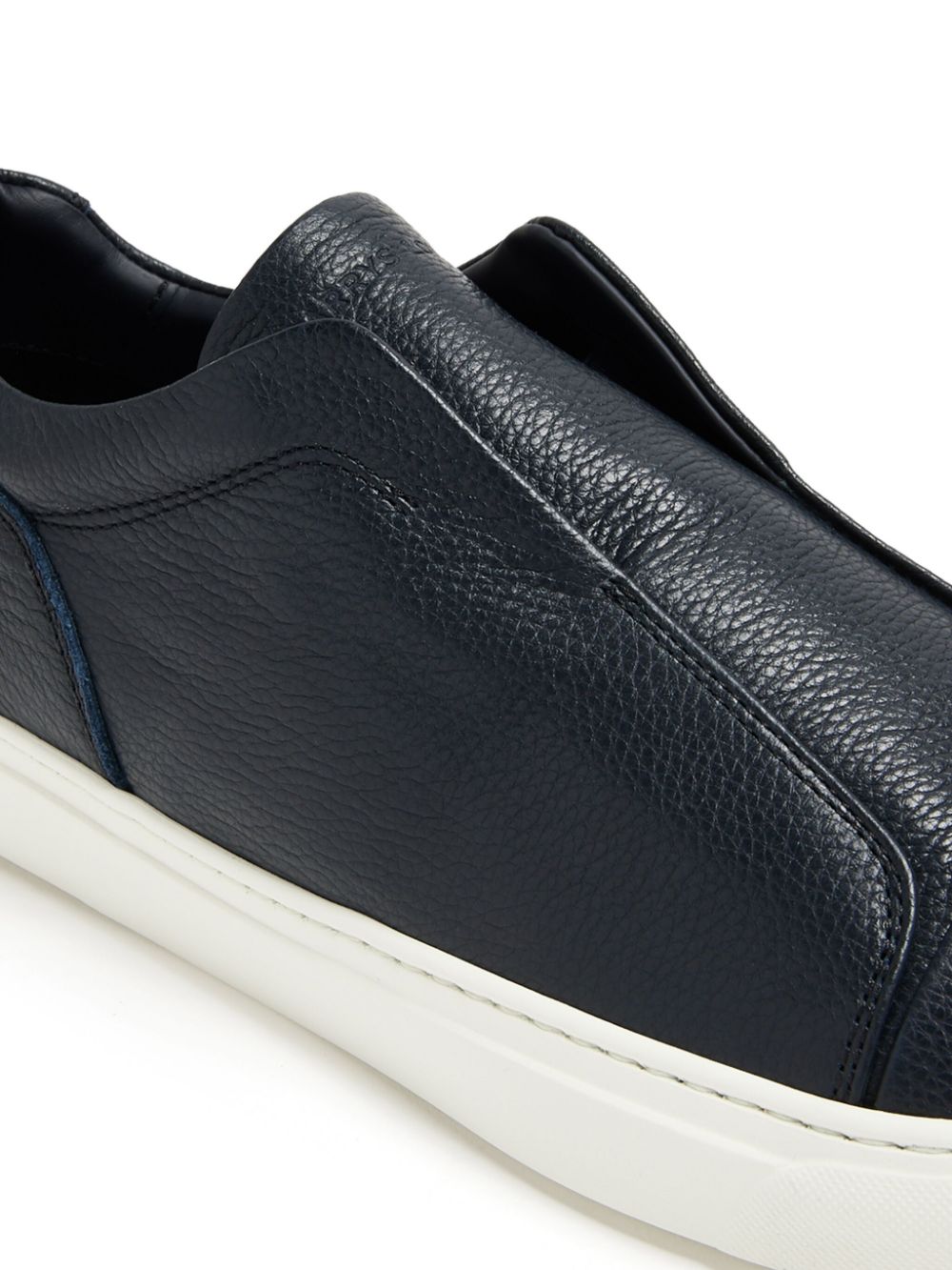 Harrys of London Leren low-top sneakers Blauw