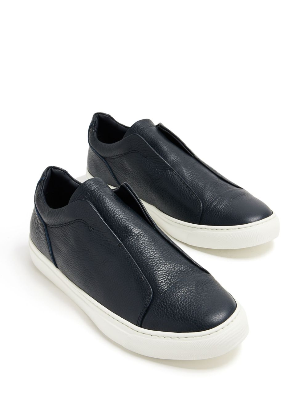 Harrys of London Leren low-top sneakers - Blauw