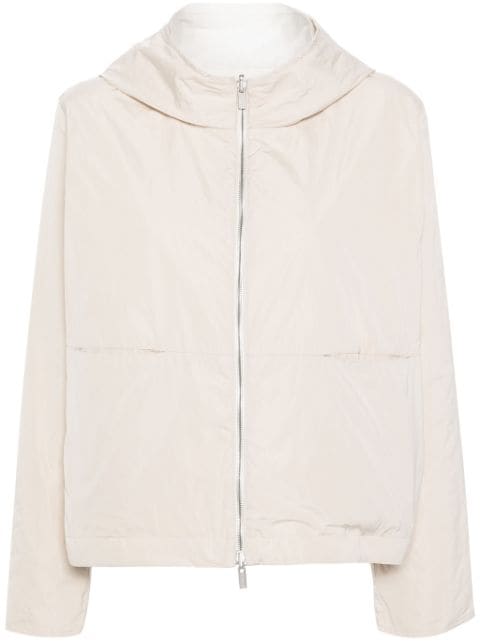 Peserico reversible hooded jacket