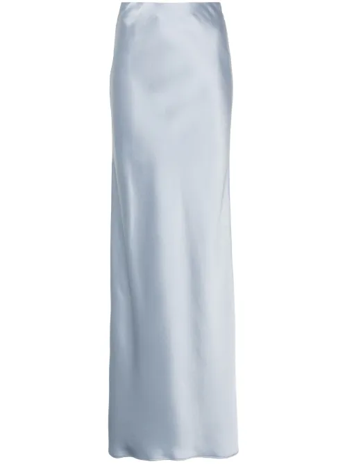 Jupe longue Ginestra en satin - Blanca Vita - Modalova