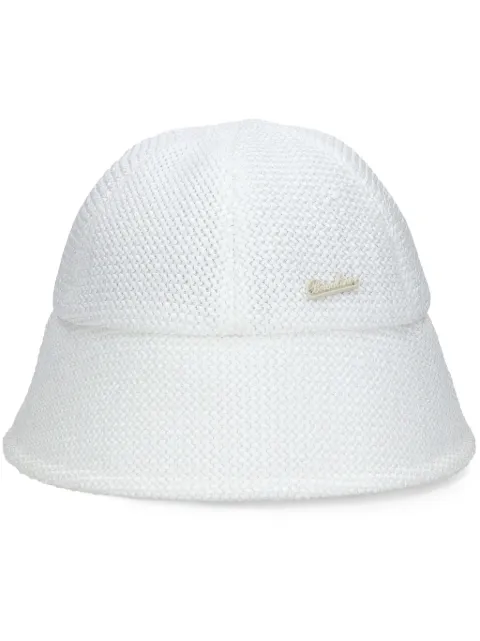 Borsalino Kori logo-appliqué bucket hat