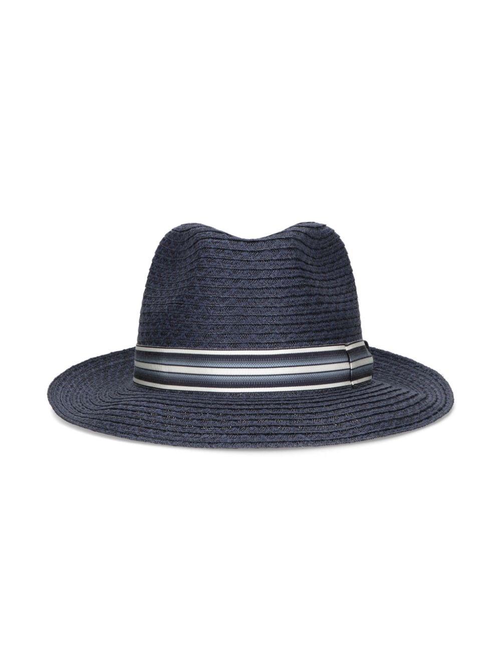 Borsalino Edward braided sun hat - Blauw