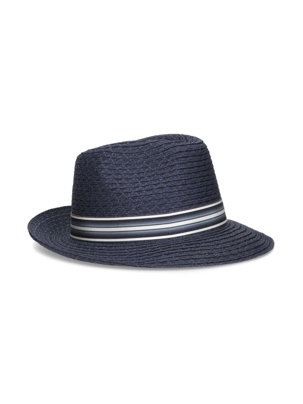 Shop Borsalino Edward Braided Sun Hat In Blue