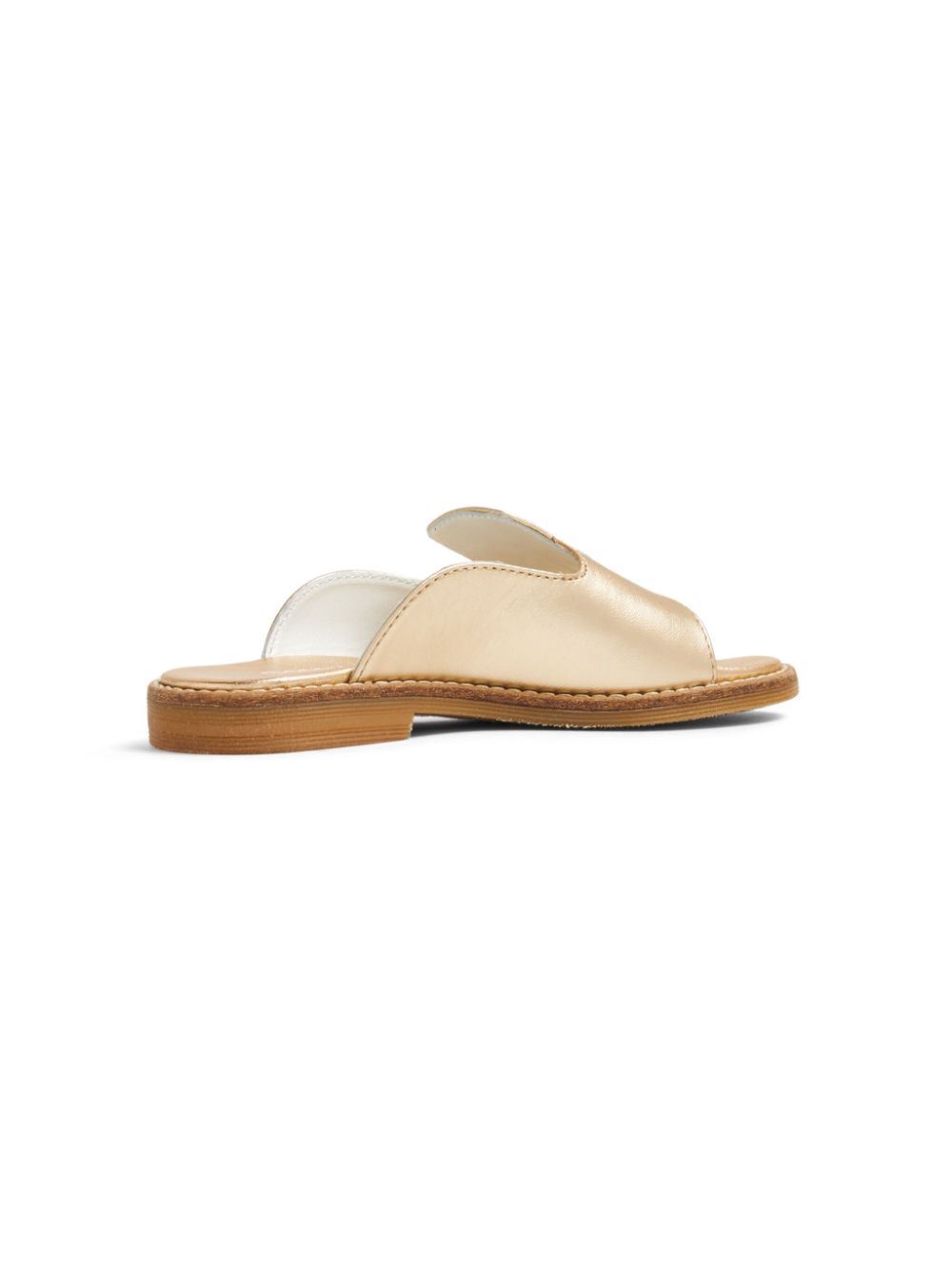 Calvin Klein Kids Sandalen met logo Goud