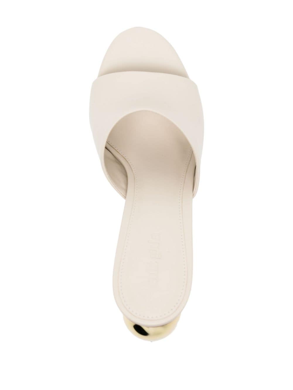 Shop Cult Gaia Capri 100mm Leather Mules In Neutrals