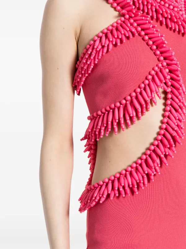cult gaia beaded dress BEBE DRESS