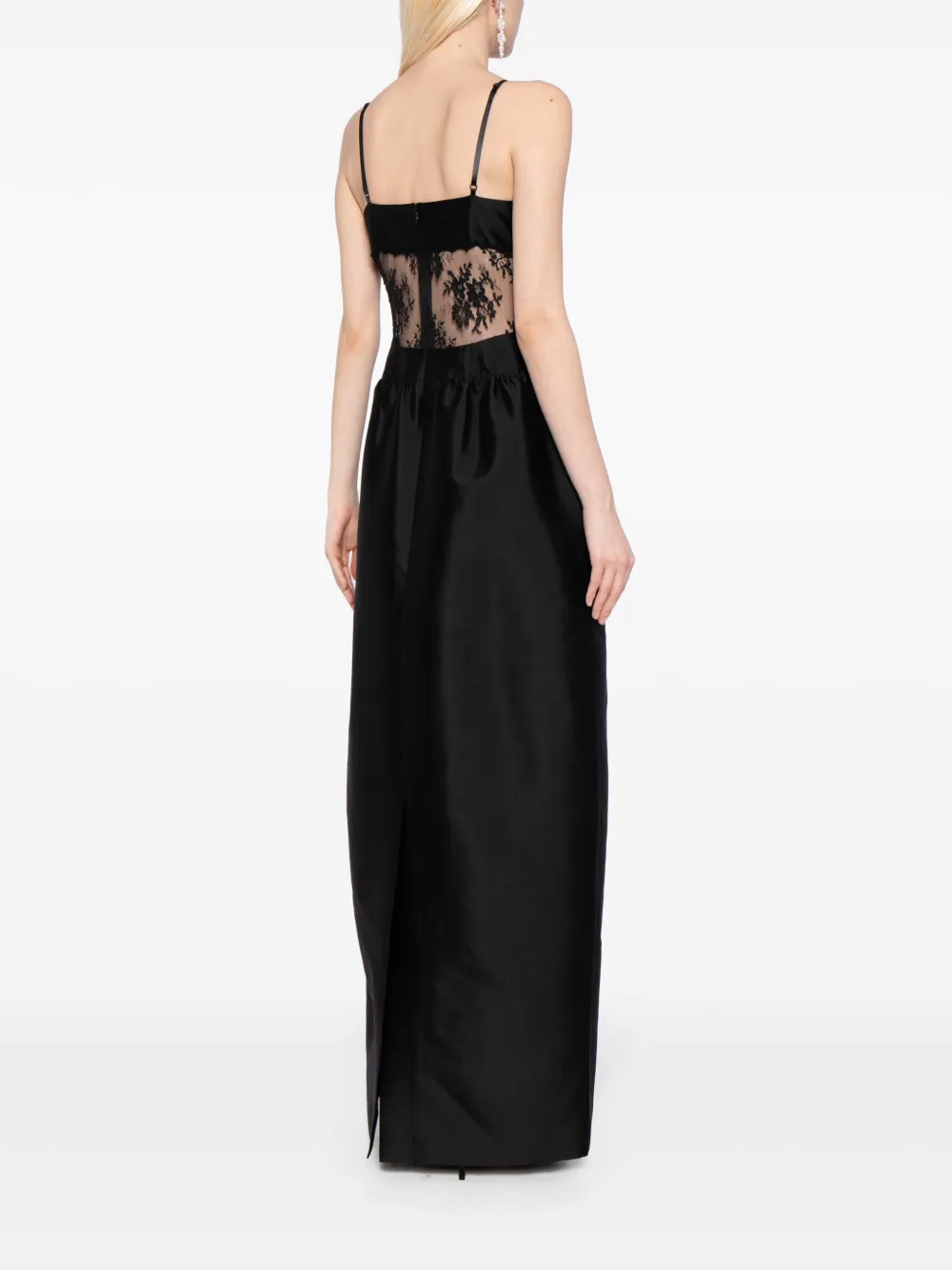 chinese dress ladies ShuShu Tong White Midi Strapless Dress w Bows and Ruffle Neckline. Siz – As  If Designer Recycle