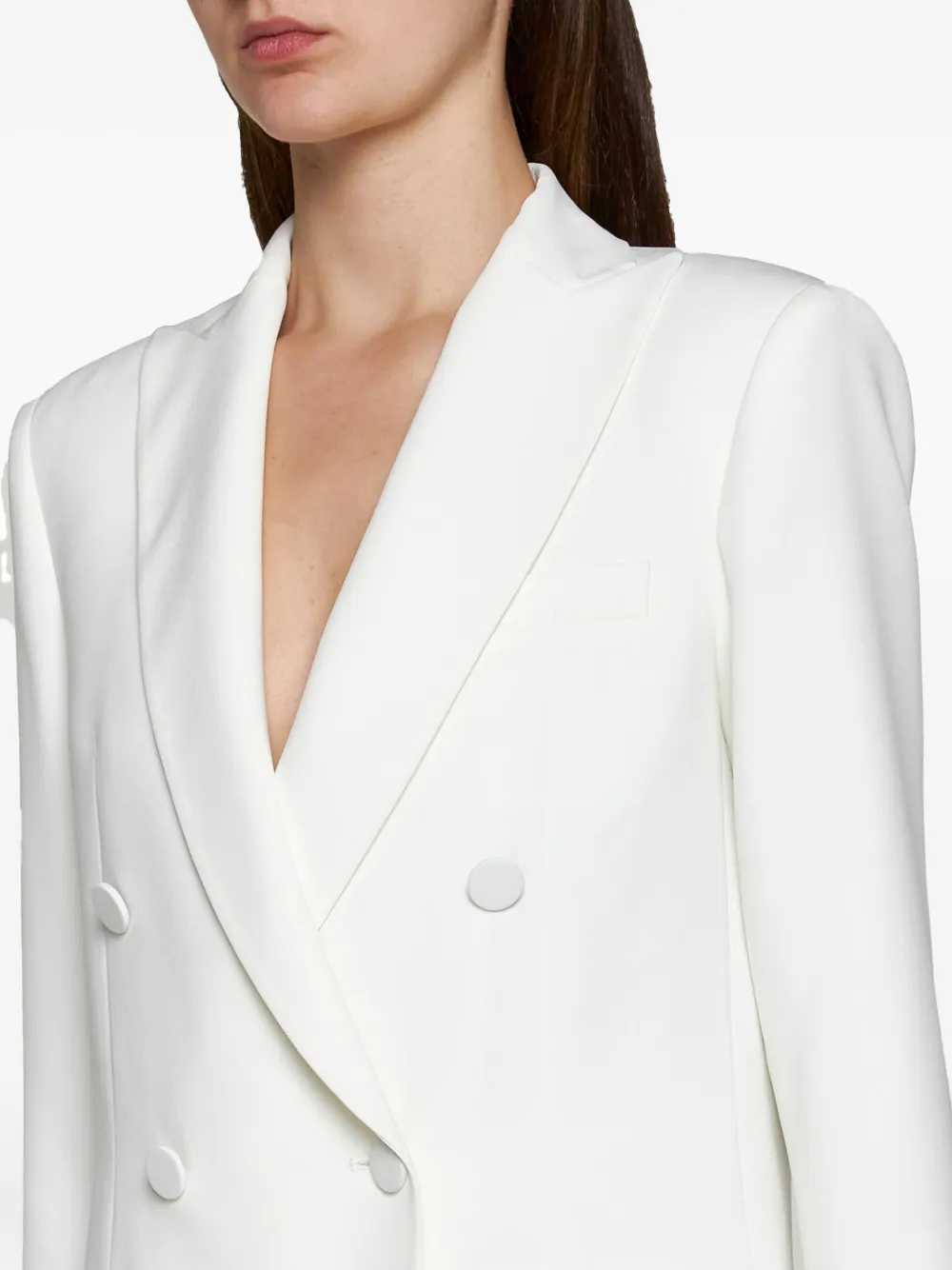 Blanca Vita Blazer met dubbele rij knopen Wit