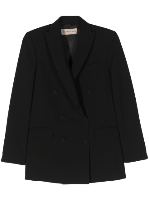 Blanca Vita peak-lapels double-breasted blazer