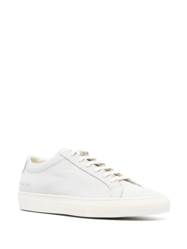 Common Projects Baskets Achilles En Cuir Gris FARFETCH DZ