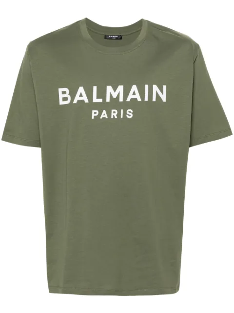 Balmain Camiseta com estampa de logo