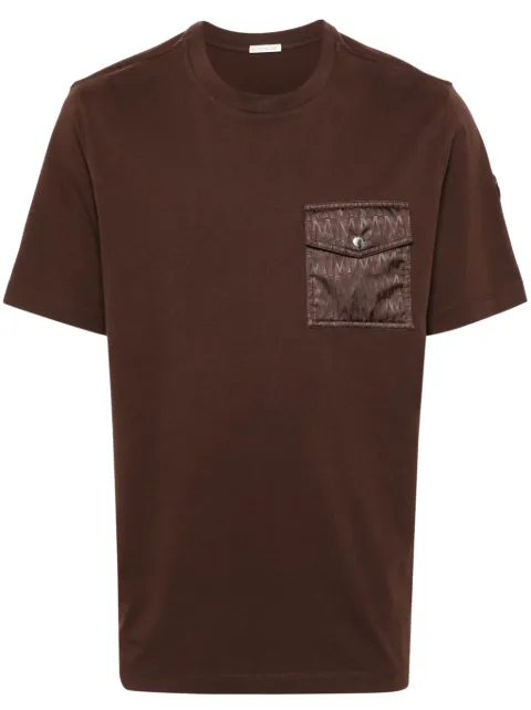 Moncler logo-patch cotton T-shirt