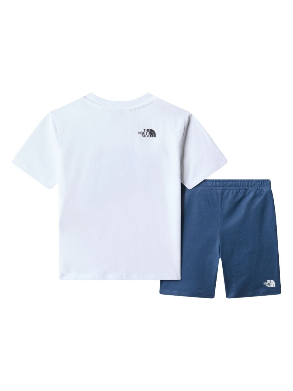 Shop The North Face Logo-print T-shirt Set In White