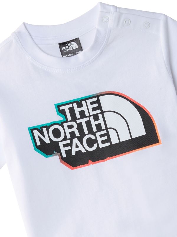 The North Face Kids logo-print Cotton T-shirt - Farfetch