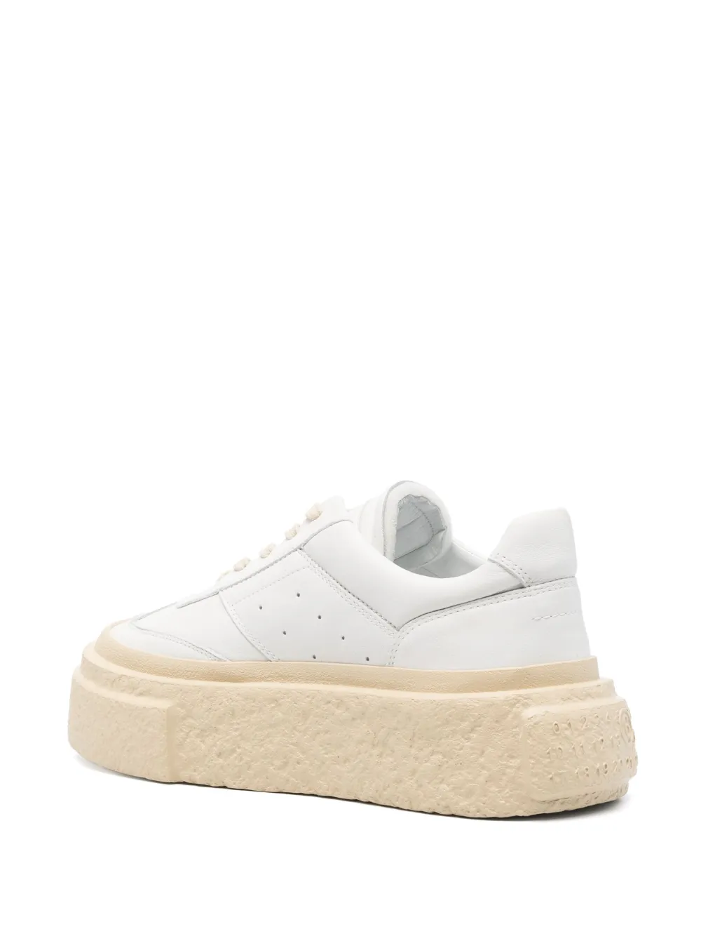 MM6 Maison Margiela contrasting-platform sneakers White