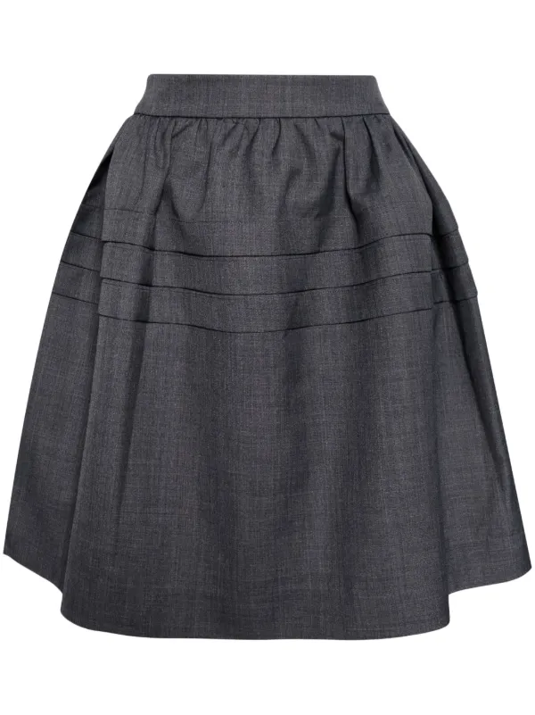 A line midi full skirt best sale