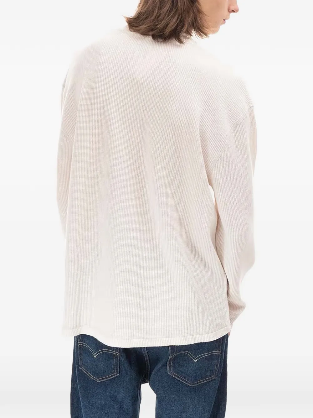 GUESS USA T-shirt met logo Beige